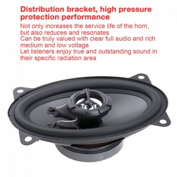 2pcs 4*6 Inch 2 Way 150W Car Coaxial Speaker Automobile Auto HiFi Audio Full Range Frequency Loud Speaker High Pitch Loudspeaker