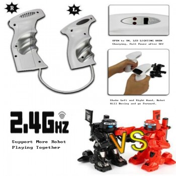 2.4GHz Fighting Robot Boxing RC Battle Robotic X-men Radio Remote Control Intelligent Toys VS double players game Children Gift