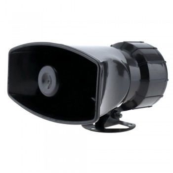 100W 7 Sounds Motorcycle Car Loud Speaker Electronic Warning Siren Horn Alarm Firemen Ambulance Loudspeaker with MIC Microphone