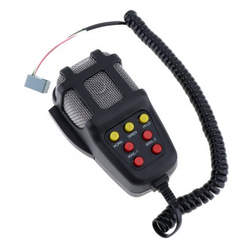 100W 7 Sounds Motorcycle Car Loud Speaker Electronic Warning Siren Horn Alarm Firemen Ambulance Loudspeaker with MIC Microphone