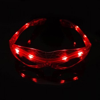Spider Man luminous glasses Baby Kids Gifts luminous Toys 9 LED Luminous cool flashing light up toy glasses