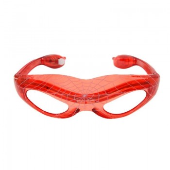 Spider Man luminous glasses Baby Kids Gifts luminous Toys 9 LED Luminous cool flashing light up toy glasses