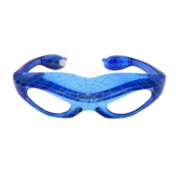 Spider Man luminous glasses Baby Kids Gifts luminous Toys 9 LED Luminous cool flashing light up toy glasses