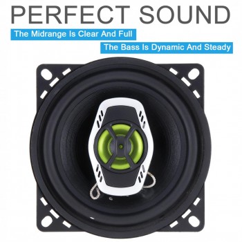 1Pair 4 Inch 10cm 400W 2 Way Car Coaxial Auto Audio Music Stereo Full Range Frequency Hifi Speakers Non-destructive Installation