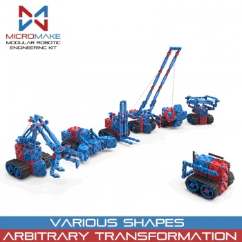 Micromake Kids Modular Robotic Engineering DIY Kit Christmas Gift for Family Technic STEM Educational Birthday Toys for Children