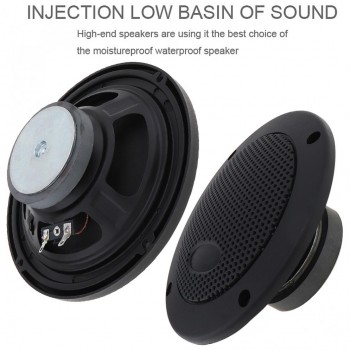 1Pair 6 Inch 130W Car HiFi Coaxial Speaker Universal Vehicle Door Auto Audio Music Stereo Full Range Frequency Speakers