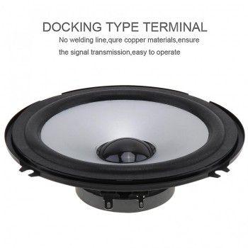 1Pair 6 Inch 130W Car HiFi Coaxial Speaker Universal Vehicle Door Auto Audio Music Stereo Full Range Frequency Speakers
