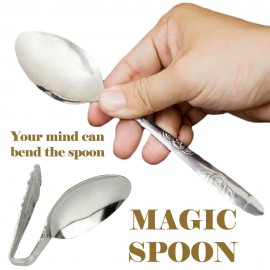 Magic Trick Idea bending spoon Gimmick Perfect Mind Bend Spoon Bending Naughty Joke Kids Toys Magic spoon
