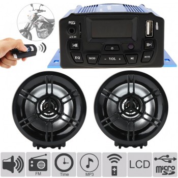 Anti-theft Alarm Audio Sound MP3 Music Player Motorcycle Anti-theft FM Radio USB Motor Speaker Motorbike MP3 Audio System