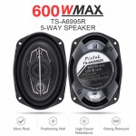 2pcs 5 Way 6x9 Inch 600W Car Coaxial Hifi Speakers Auto Music Stereo Full Range Frequency Speaker Non-destructive Installation