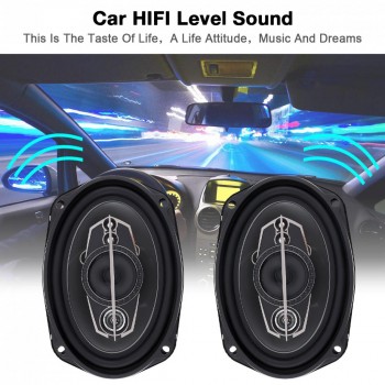 2pcs 5 Way 6x9 Inch 600W Car Coaxial Hifi Speakers Auto Music Stereo Full Range Frequency Speaker Non-destructive Installation