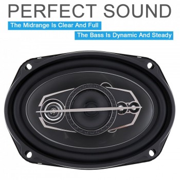 2pcs 5 Way 6x9 Inch 600W Car Coaxial Hifi Speakers Auto Music Stereo Full Range Frequency Speaker Non-destructive Installation