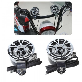 Free delivery 1 Pair Motorcycle Loudspeaker Car HiFi Full Range Speaker Waterproof Universal