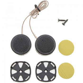 ZYHW Brand 2 Pcs Black Plastic Dome Car Auto Tweeter Speakers