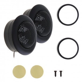 1Pair 800W YH-120 91dB Car Horn Dome Tweeter Audio Loudspeaker Car Stereo Treble Speaker for Cars