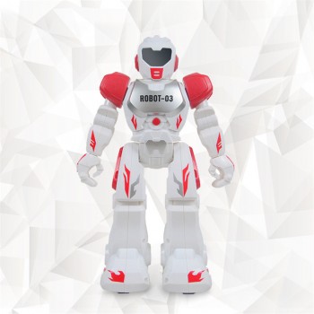 Blueamp;Red Infrared Remote Control Intelligent Robot Programming Toys High Tech Dancing English Language RC Toy For Children Gifts