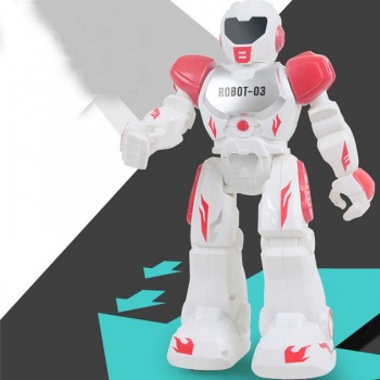Blueamp;Red Infrared Remote Control Intelligent Robot Programming Toys High Tech Dancing English Language RC Toy For Children Gifts