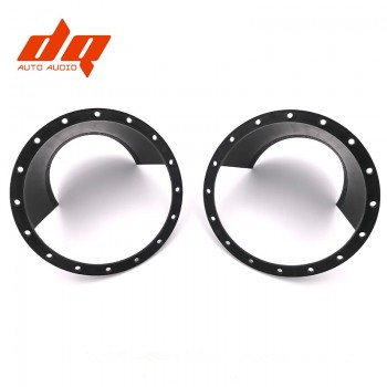 Car audio refit 6.5-inch speaker waterproof cover audio rust protection pad speaker waterproof cover black 2pcs