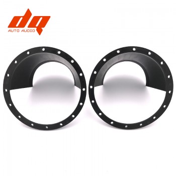 Car audio refit 6.5-inch speaker waterproof cover audio rust protection pad speaker waterproof cover black 2pcs