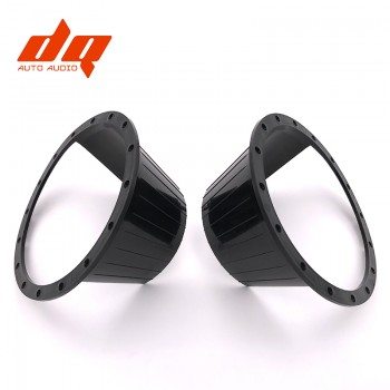 Car audio refit 6.5-inch speaker waterproof cover audio rust protection pad speaker waterproof cover black 2pcs