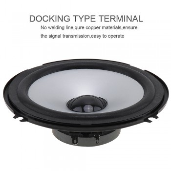2pcs 6 Inch 120W Car HiFi Coaxial Speaker Vehicle Door Auto Audio Music Stereo Full Range Frequency Speakers for Cars
