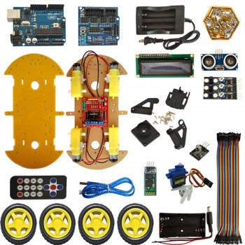 Bluetooth Smart Car Robot Smart Car Intelligent Car  DIY Smart Car For Arduino Robot Education Programming