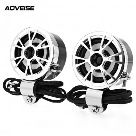 1 Paired AV - M183 Motorcycle Waterproof Loudspeaker Electric Car HiFi Full Range Motorbike Modified Speakers 12V Car Horn