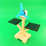 New DIY Solar Fan Model Building Material Kits Hybrid Drive Science Experiment Discovery Toys Creative Educational