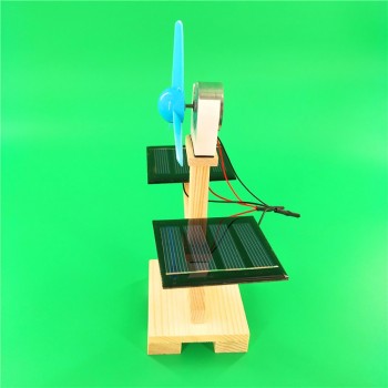 New DIY Solar Fan Model Building Material Kits Hybrid Drive Science Experiment Discovery Toys Creative Educational