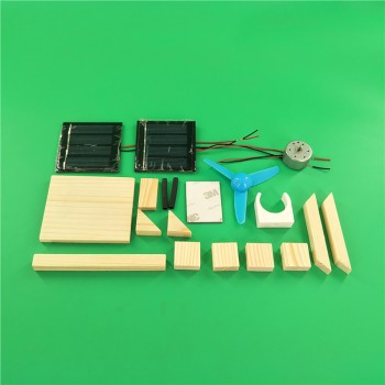 New DIY Solar Fan Model Building Material Kits Hybrid Drive Science Experiment Discovery Toys Creative Educational