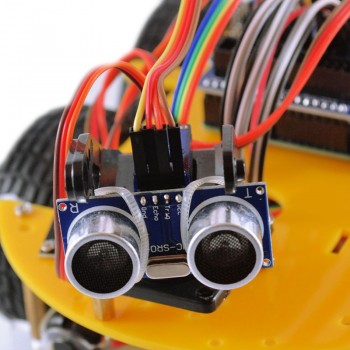 Smart Car Robot Smart Bluetooth Car Tracking Avoid Obstacles 1602 LCD Atmega-328P Line Tracking Graphic Programming