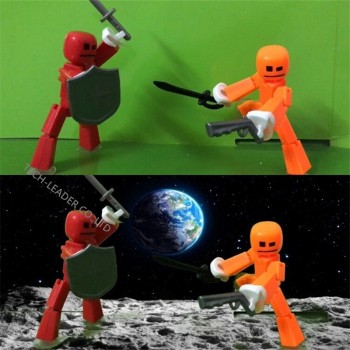 Stik Sucker Robot Z Animation Movie DIY Studio Magic Changing Screen Weapon Model Building Kit Stikbox Toys Back to School Gift