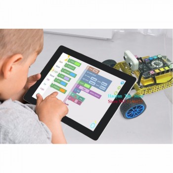 YANZCHILD New Tomo STEM Robot 2-in-1 Transformable and Programmable APP Controlled Robot Vehicle Kit for Kids Age 8+