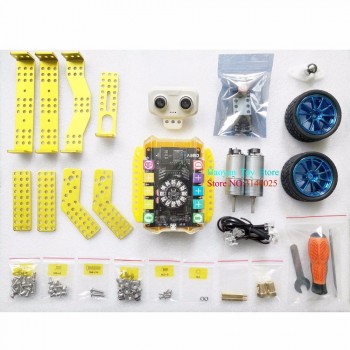 YANZCHILD New Tomo STEM Robot 2-in-1 Transformable and Programmable APP Controlled Robot Vehicle Kit for Kids Age 8+