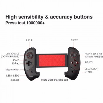 Gamepad IPEGA PG-9083 PG 9083 Bluetooth Wireless Telescopic Game Controller Android/ iOS/ PC