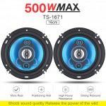 2pcs 12V 6 Inch 500W 2 Way Car Coaxial Auto Audio Music Stereo Full Range Frequency Hifi Speakers Non-destructive Installation