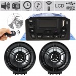 12V 25W Waterproof Motorcycle Anti-theft Audio Sound MP3 Player with Display Screen Anti-theft Motorbike MP3 Audio System