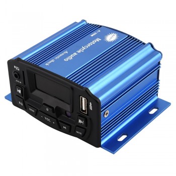 12V 25W Waterproof Motorcycle Anti-theft Audio Sound MP3 Player with Display Screen Anti-theft Motorbike MP3 Audio System