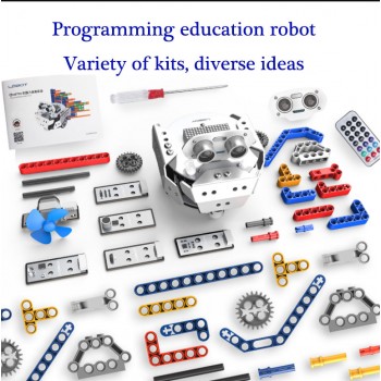 LED Light DIY Scratch Programming Robot Car Multiple Shapes Creative Education Robot Toy Kit