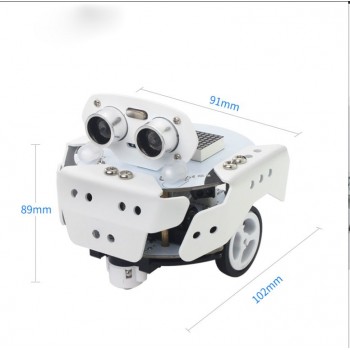 LED Light DIY Scratch Programming Robot Car Multiple Shapes Creative Education Robot Toy Kit