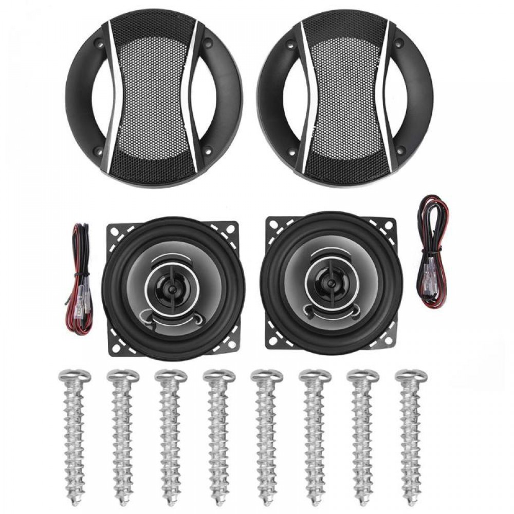 1Pair 4 inch 350W Car Coaxial Treble Speakers Auto Audio Music Loudspeakers