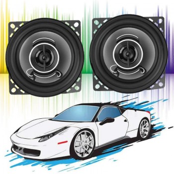 1Pair 4 inch 350W Car Coaxial Treble Speakers Auto Audio Music Loudspeakers