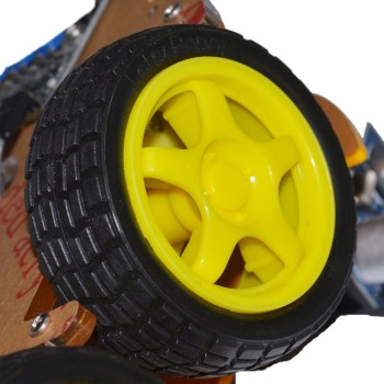 Bluetooth Ultrasonic Smart Car Robot Starter Kit with Uno R3 1602LCD Atmega-328P Smart Robot Car Kit Free Shipping 5pcs/lot
