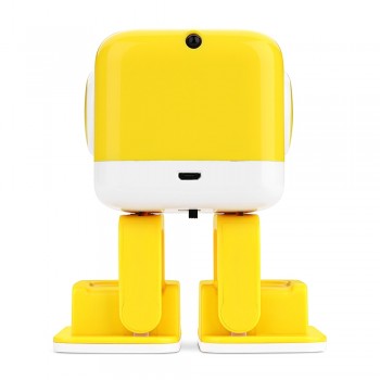 Cubee APP Control Intelligent Dancing Gesture RC Robot RTR - Yellow/Blue Toy Robot For Kids Gift