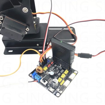 Arduino 4dof robot arm ABB industrial palletizing stainless steel remote control PS2
