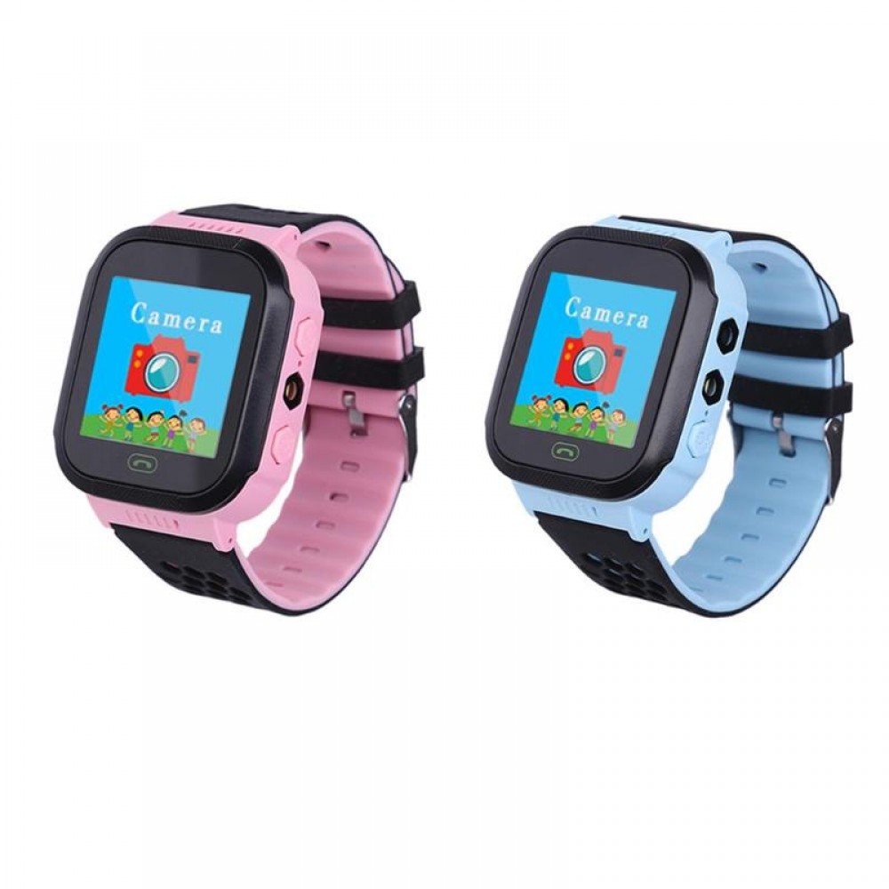 Kids Smart Watch Wristwatch 1.44 Inches Touch Screen LBS Positioning Watch Lighting SOS Watch SIM Calls Voice Chat for Children