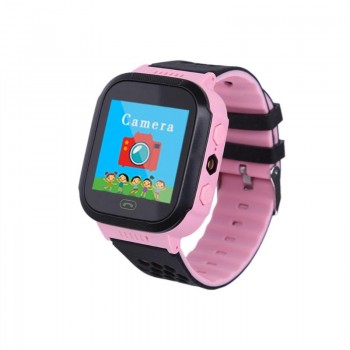 Kids Smart Watch Wristwatch 1.44 Inches Touch Screen LBS Positioning Watch Lighting SOS Watch SIM Calls Voice Chat for Children