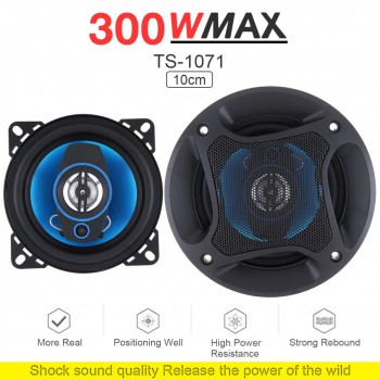 2Pieces 4 Inch 2 Way 300W Car Speaker Automobile Car HiFi Audio Full Range Frequency Coaxial Speaker High Pitch Loudspeaker