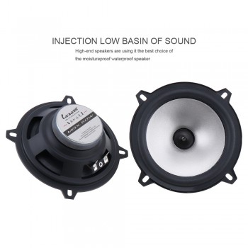 2pcs LaBo 5 Inch 60W 2 Way Car Coaxial Speaker Auto Automotive Hifi Full Range Frequency Sensitivity Power Loudspeaker