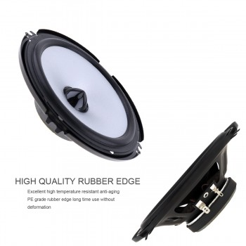 2 pcs! 6.5 Inch 60W Auto Car Speaker Automobile Car HiFi Audio Full Range Frequency Speaker High Pitch Loudspeaker